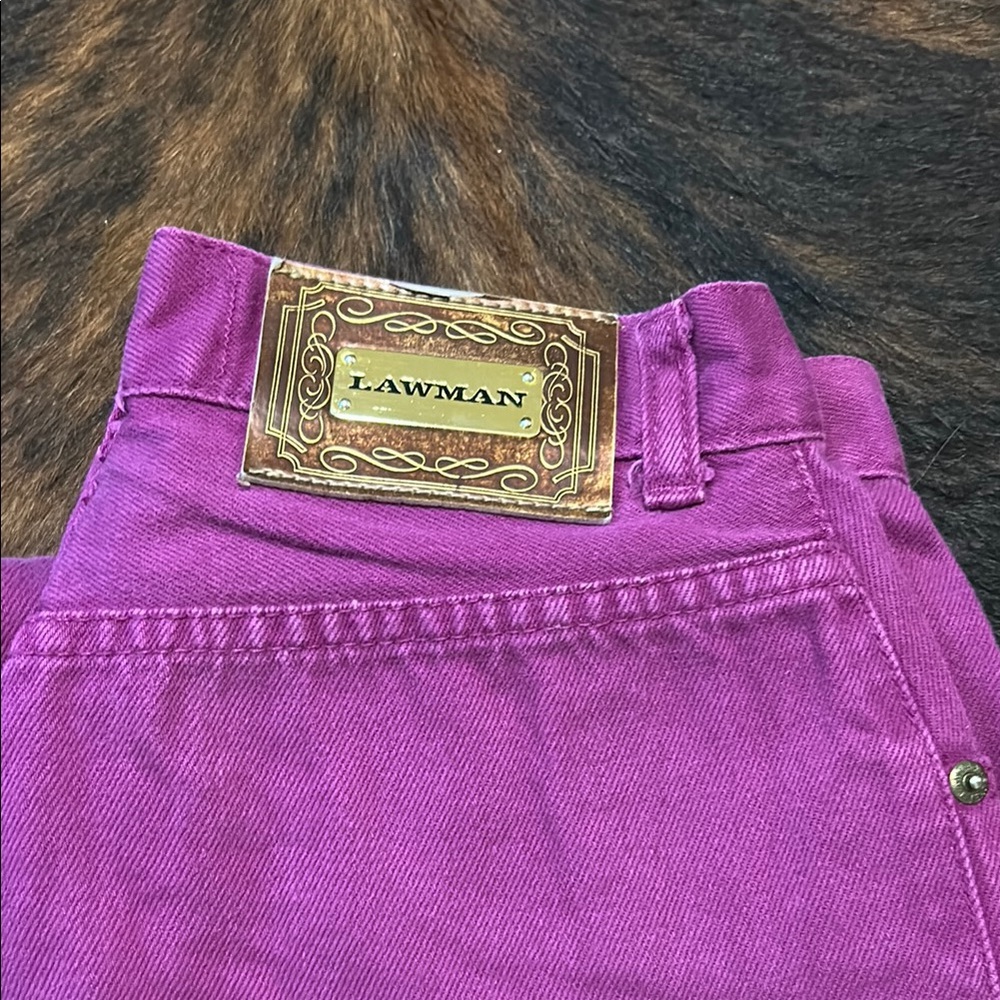 Lawman Purple Denim Jeans
